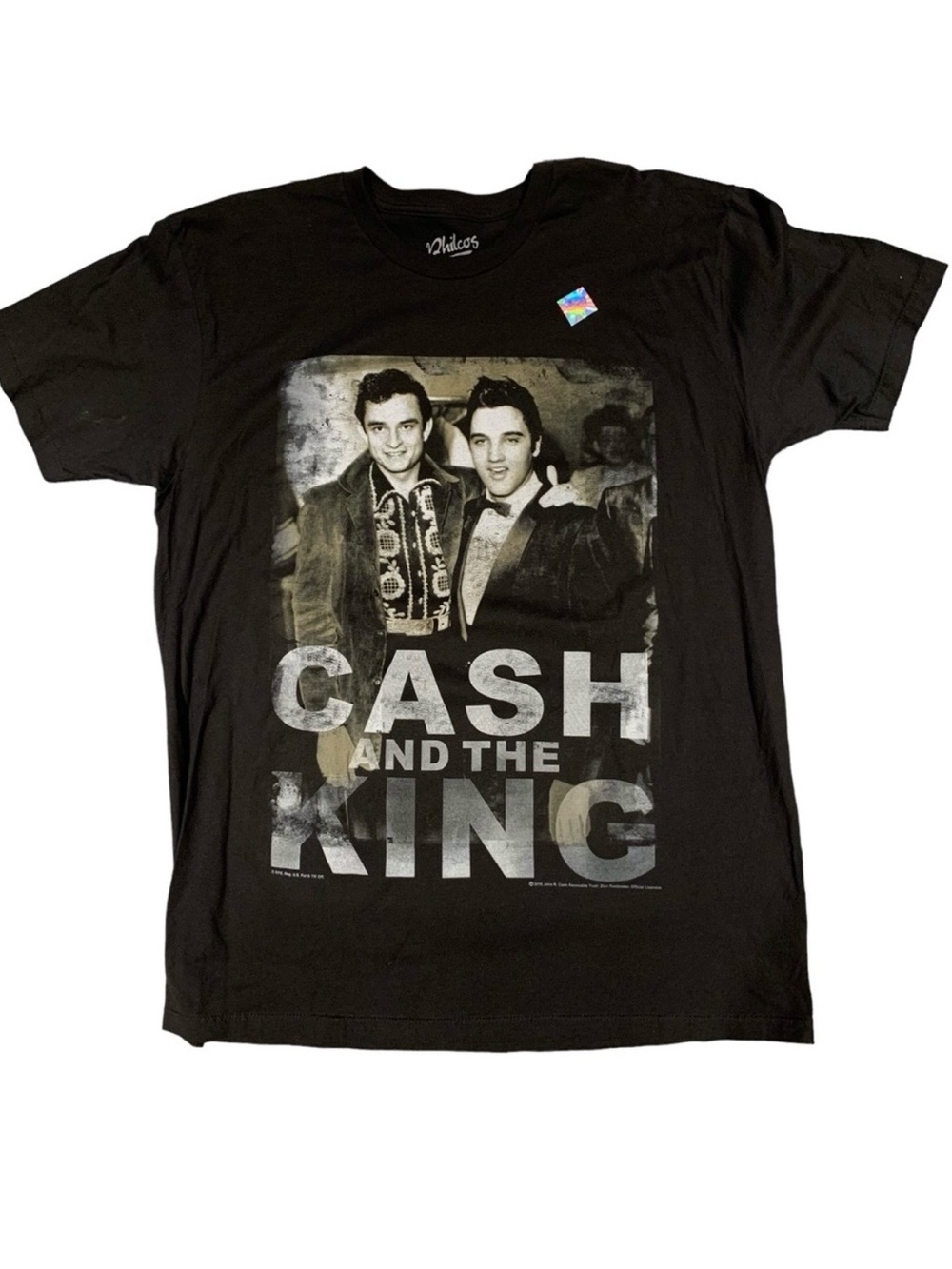 NEW Elvis Presley Johnny Cash Black Graphic T Shirt Men’s Sizes S, M, L